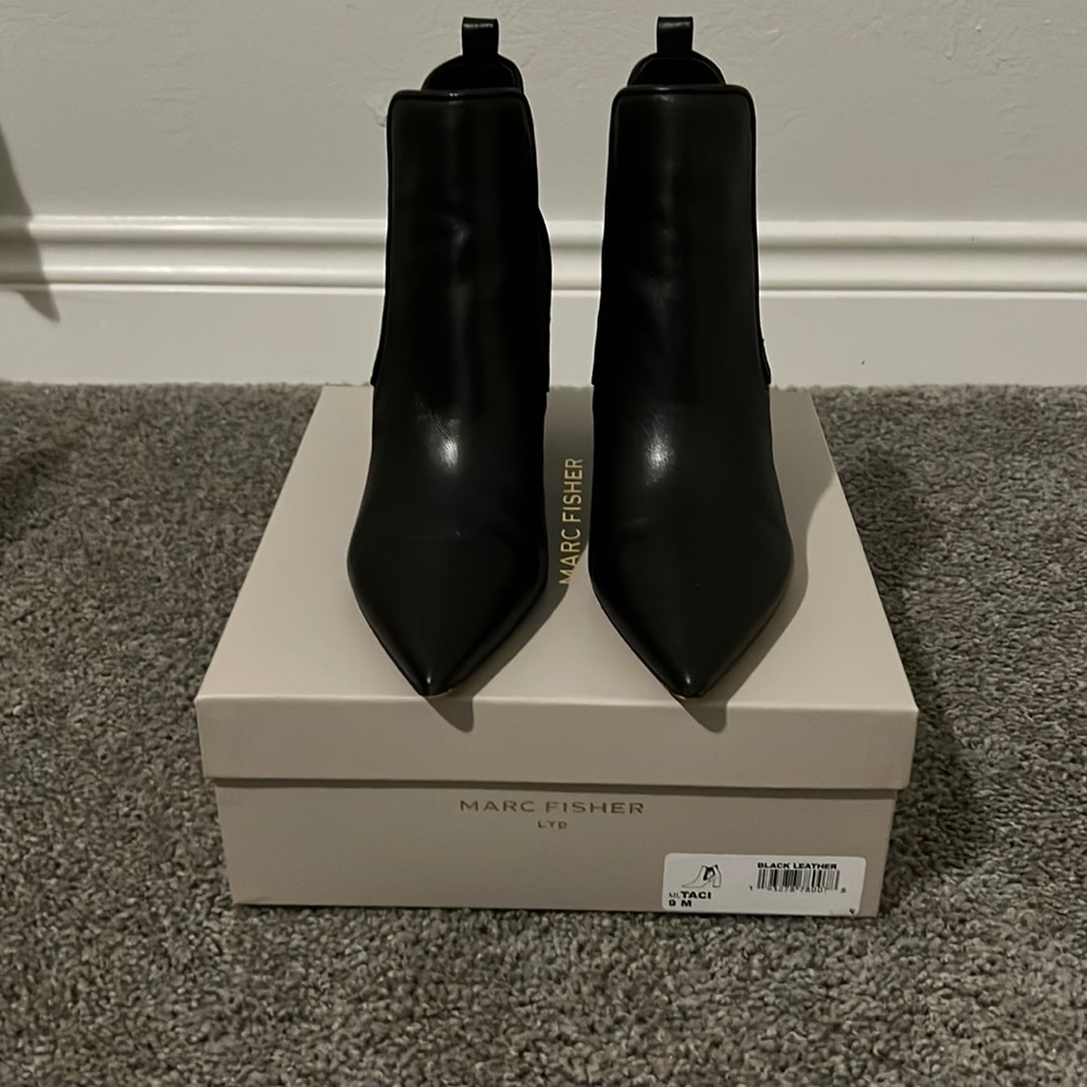 Marc Fisher Black Traci bootie